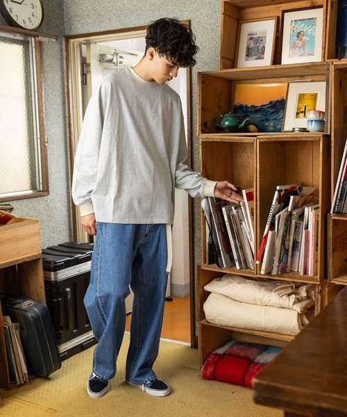 「niko and...」 デニムパンツ LARGE インディゴブルー メンズ