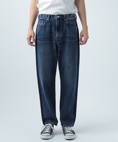 「BAYFLOW」 加工デニムパンツ LARGE ライトブルー メンズ