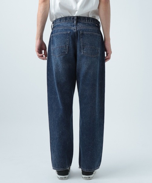 「BAYFLOW」 加工デニムパンツ LARGE ライトブルー メンズ