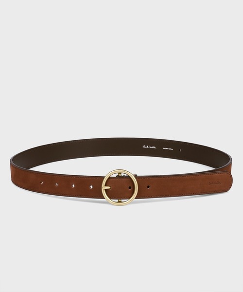 【新品】Paul Smith カジュアルベルト メンズ ダークブラウン Signature Stripe Loop