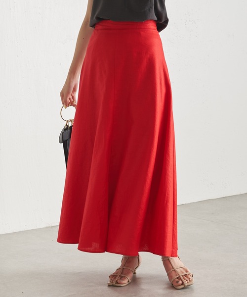 「COLLAGE GALLARDAGALANTE」 フレアスカート 1 ブラウン レディース_画像2