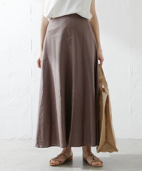 「COLLAGE GALLARDAGALANTE」 フレアスカート 1 ブラウン レディース_画像5