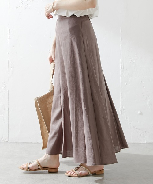 「COLLAGE GALLARDAGALANTE」 フレアスカート 1 ブラウン レディース_画像7
