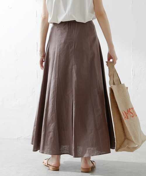 「COLLAGE GALLARDAGALANTE」 フレアスカート 1 ブラウン レディース_画像9