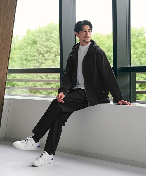パンツ district united arrows UNITED ARROWS｜<District> シャンブレー 1プリーツ テーパード