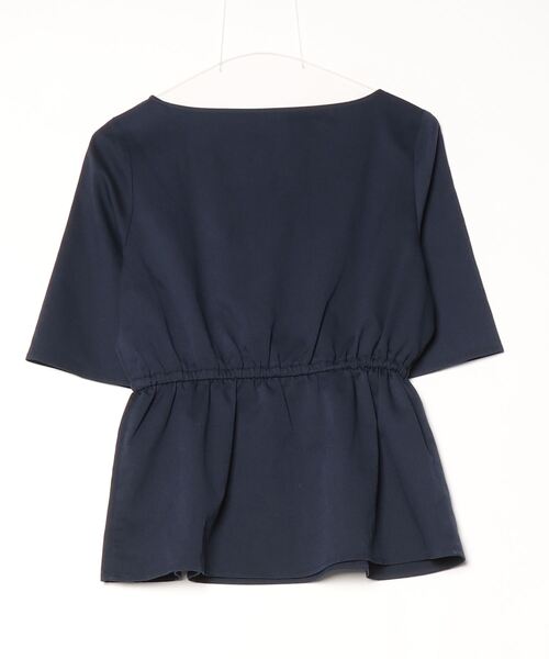 「RHYME」 7分袖ブラウス M ネイビー レディース_画像2