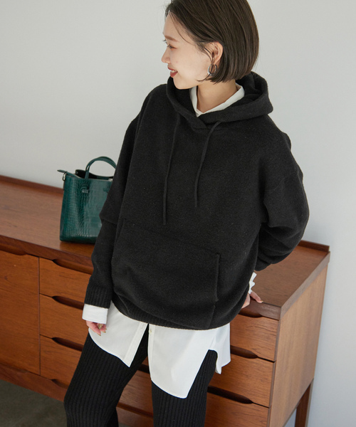 SLOBE IENA（スローブイエナ） ニットパーカー FREE アイボリー