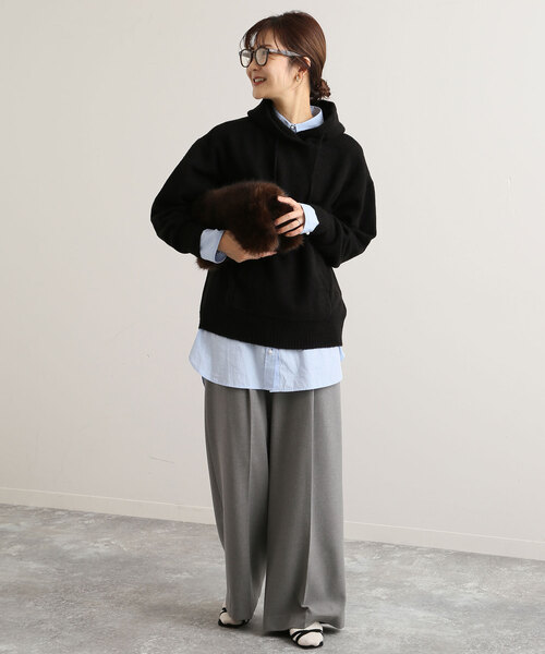 SLOBE IENA（スローブイエナ） ニットパーカー FREE アイボリー