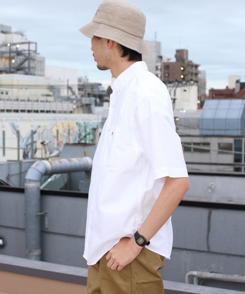 「DANTON」 半袖シャツ 40 ホワイト メンズ_画像5