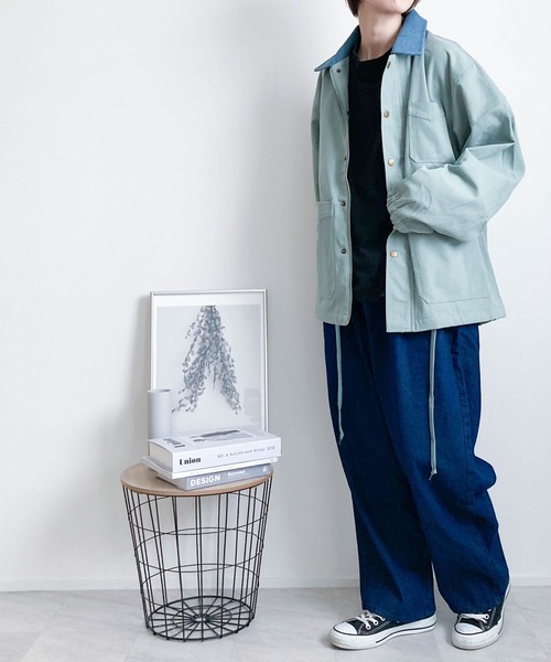 「Anytime Songs」 「HALHAM」ブルゾン MEDIUM ブラック メンズ_画像3