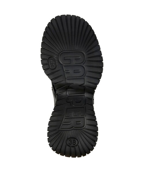 「CAMPER」 フラットサンダル 24.0cm ブラック レディースの画像