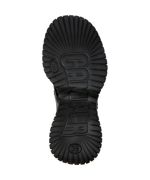 「CAMPER」 フラットサンダル 24.0cm ブラック レディースの画像