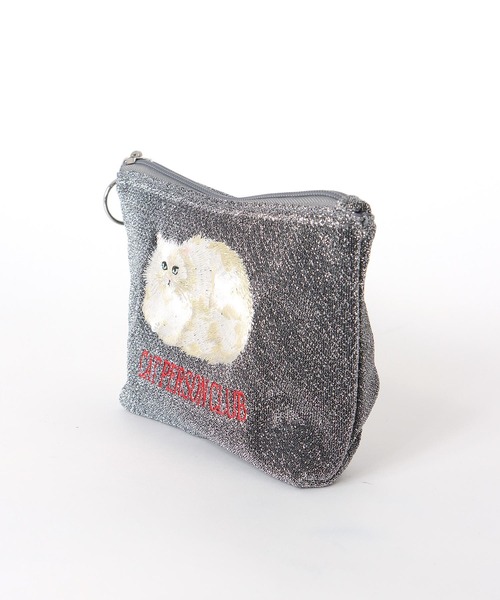 ろみお ③ポーチ Donguri Closet】魔女の宅急便 水彩フラワーシリーズ スクエアポーチ