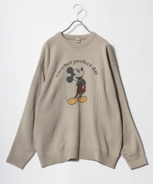Disney（ディズニー） ニット セーター オーバーサイズ ミッキー
