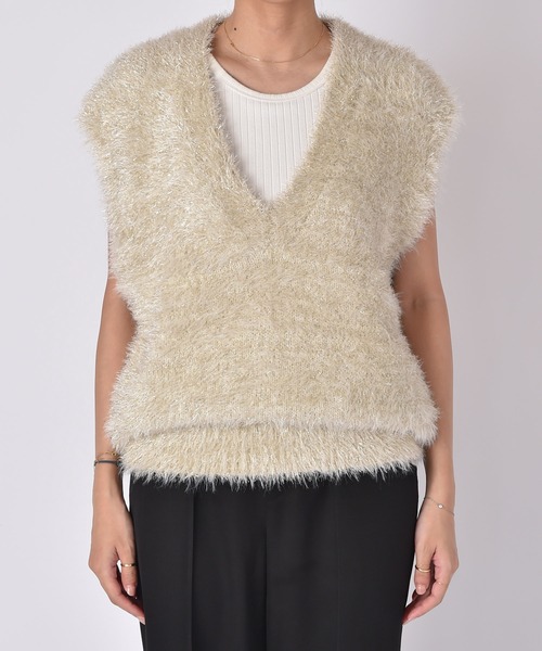 AKTE  Vネックニットベスト AKTE - アクテ Vネックニットベストの通販 by taso,shop｜アクテならラクマ