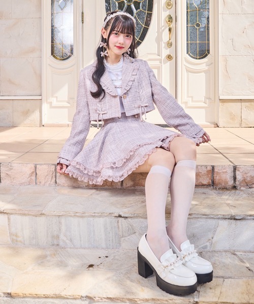 ROJITA（ロジータ） コート アウター サイドレースアップショート