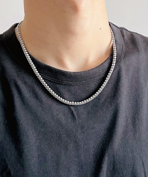 BEATJIVE（ビートジャイブ） ネックレス CZダイヤ 3mm 4mm テニス