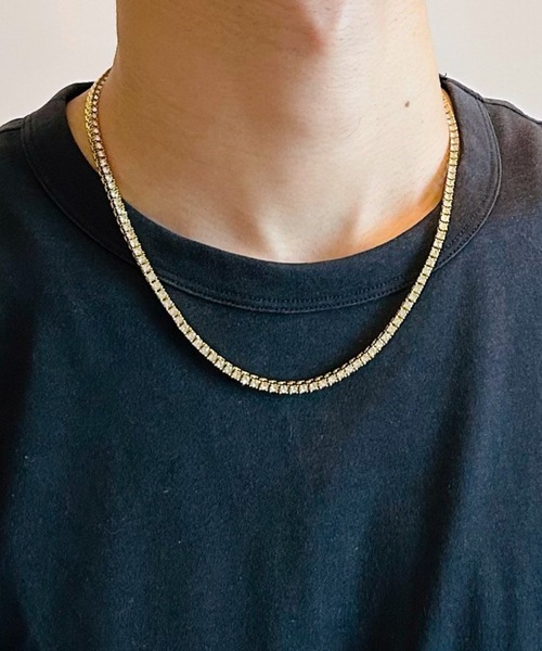 BEATJIVE（ビートジャイブ） ネックレス CZダイヤ 3mm 4mm テニス