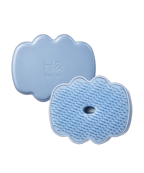 H＆ ヘアブラシ アッシュアンド コンパクトブラシ(ミラー付き