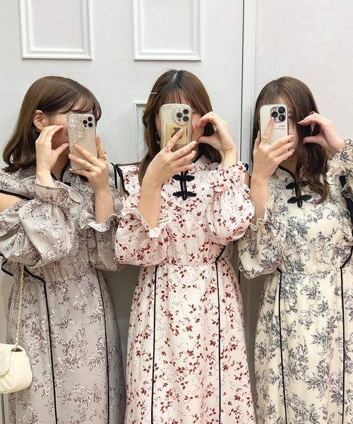 「apres jour」 長袖ワンピース X-LARGE ピンクベージュ レディース_画像7