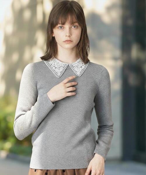 DRESSTERIOR（ドレステリア） ニット セーター 2WAYレースカラーニット