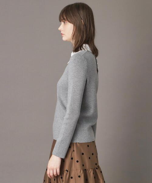 【DRESSTERIOR】ドレステリア　長袖ニット　グレー DRESSTERIOR（ドレステリア） ニット セーター 「ウォッシャブル」ラメ