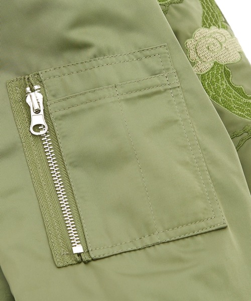 improves（インプローブス） スカジャン 刺しゅう MA-1スカジャン