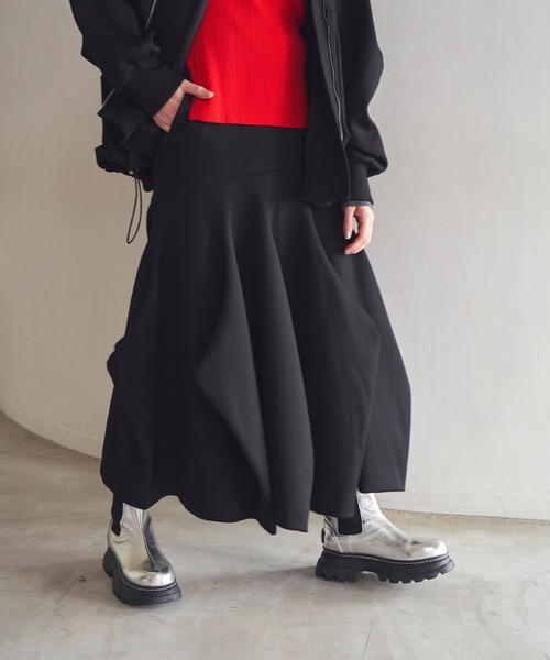 ommo スカート OMMO（オーエムエムオー） スカート FLASK PATTERN VOLUME SK