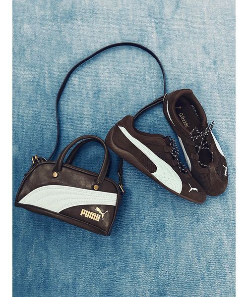 SNIDEL（スナイデル） ハンドバッグ 「SNIDEL×PUMA」SQUARE MICRO GRIP