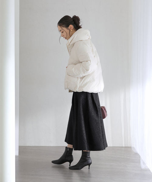 La TOTALITE（ラ トータリテ） スカート タックフレアスカート