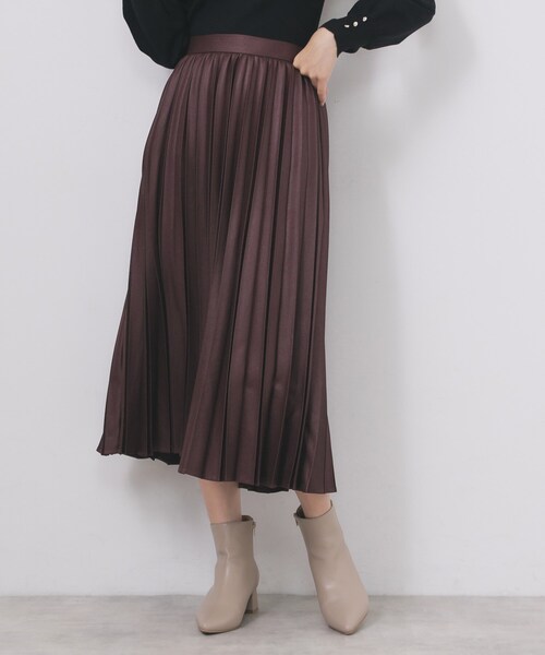 index（インデックス） スカート プリーツスカート「洗濯機OK