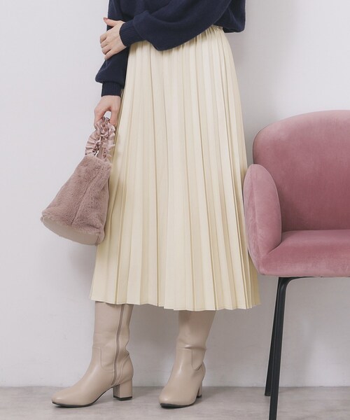 index（インデックス） スカート プリーツスカート「洗濯機OK