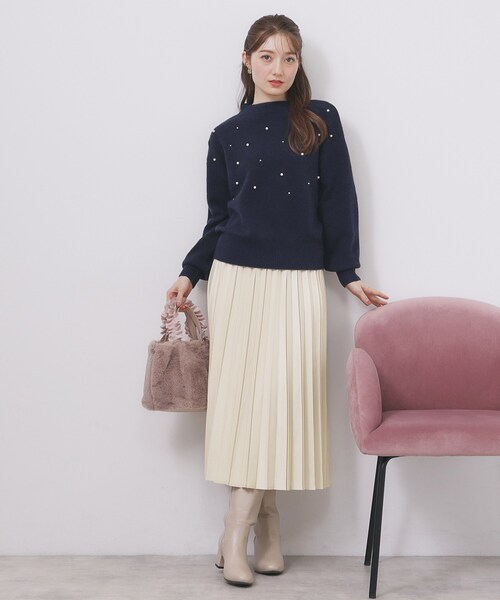 index（インデックス） スカート プリーツスカート「洗濯機OK