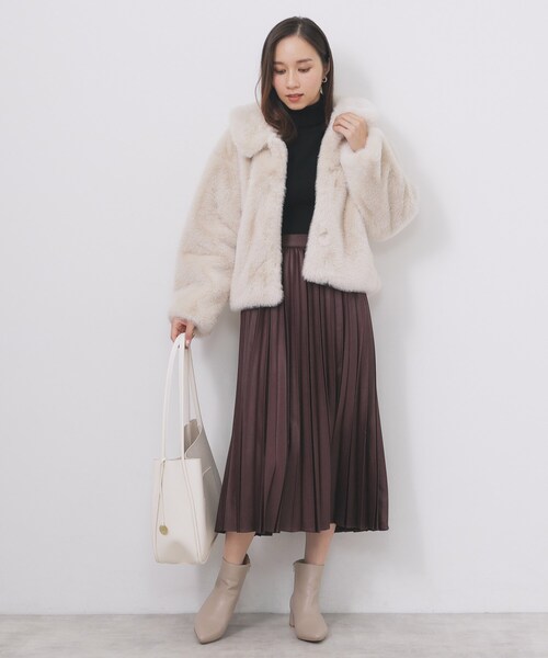 index（インデックス） スカート プリーツスカート「洗濯機OK