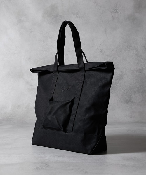 「NUMBER (N)INE」 トートバッグ FREE ブラック×ブラック メンズ_画像7