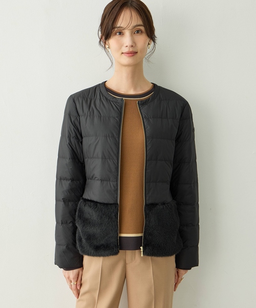ALPHA CUBIC ショートダウンコート A/C DESIGN BY ALPHA CUBIC（エーシーデザインバイアルファ