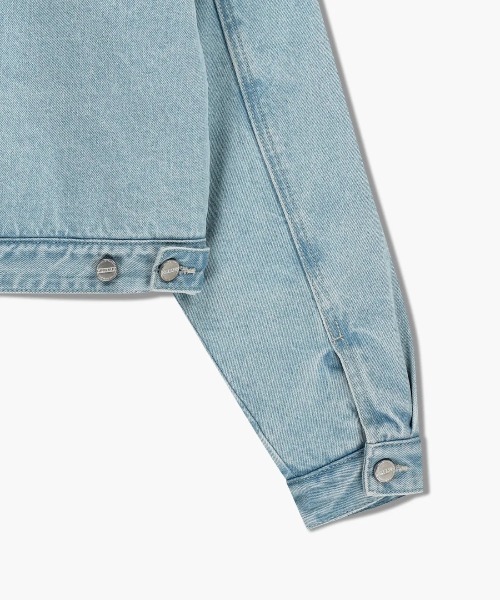 ダウンコート ダウンジャケット W CROP SHEARLING DENIM JACKET レディース_11