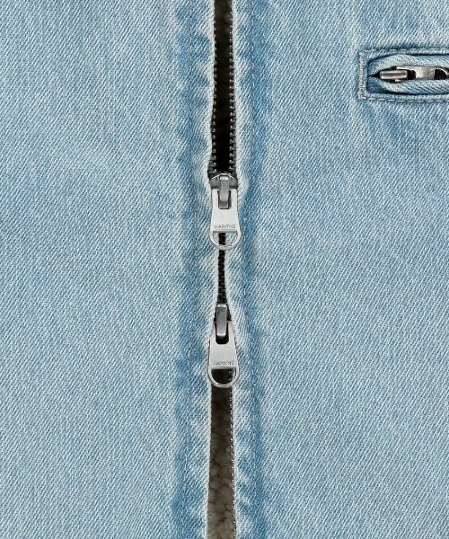 ダウンコート ダウンジャケット W CROP SHEARLING DENIM JACKET レディース_12