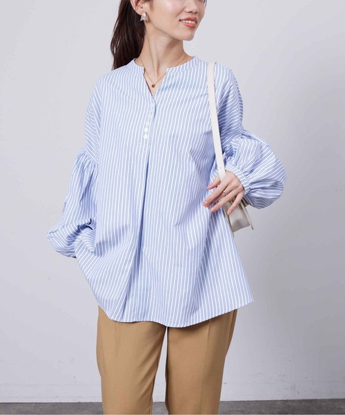 「Chez toi」 長袖ブラウス FREE オフホワイト レディース_画像4