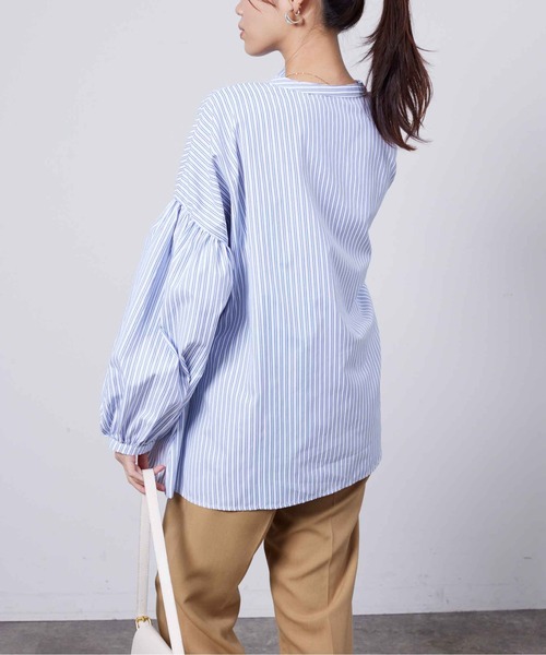 「Chez toi」 長袖ブラウス FREE オフホワイト レディース_画像7