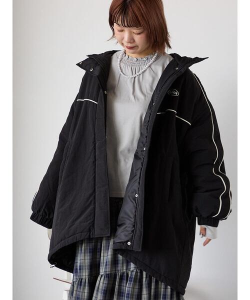 ehka sopo（エヘカソポ） ブルゾン アウター 配色ラインモンスター