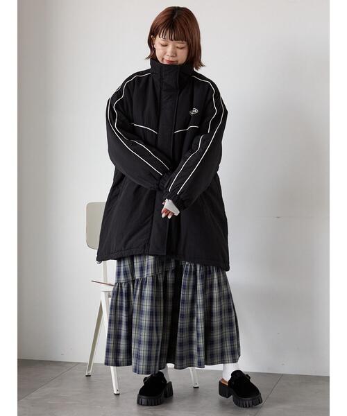 ehka sopo（エヘカソポ） ブルゾン アウター 配色ラインモンスター