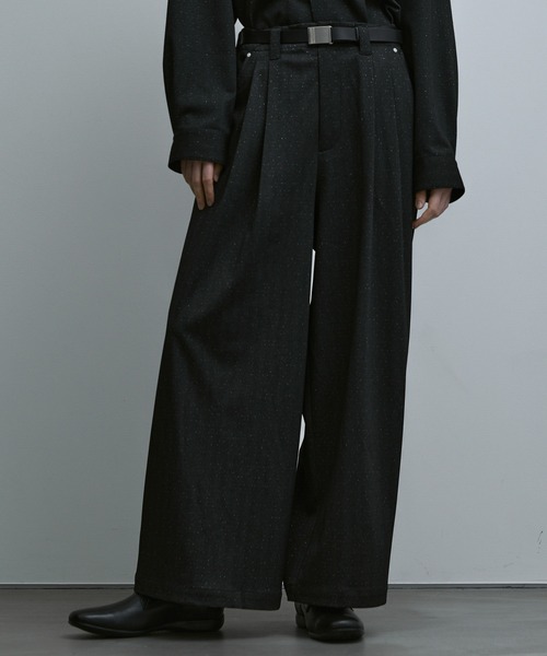 remer ワイドパンツ パンツ LOOSE LAME HERRINGBONE WIDE PT / ルーズ