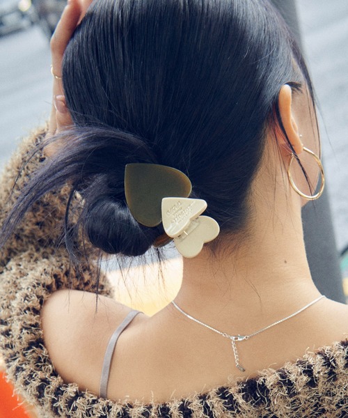 GOLDY（ゴールディ） ヘアクリップ ルーカス ハート ID プレート ミニ