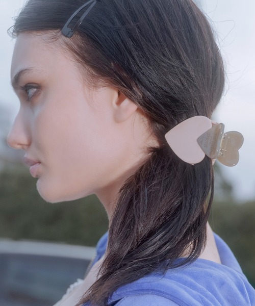GOLDY（ゴールディ） ヘアクリップ ルーカス ハート ID プレート ミニ