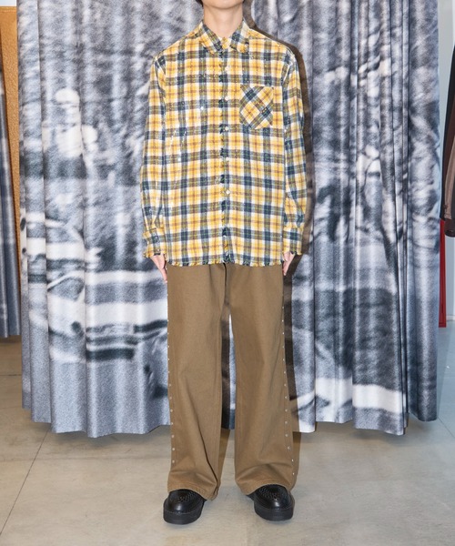 AFB（エーエフビー） シャツ SPANGLE SHIRTS メンズ : ZOZOTOWN Yahoo