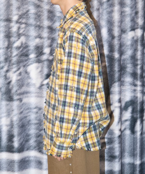 AFB（エーエフビー） シャツ SPANGLE SHIRTS メンズ : ZOZOTOWN Yahoo