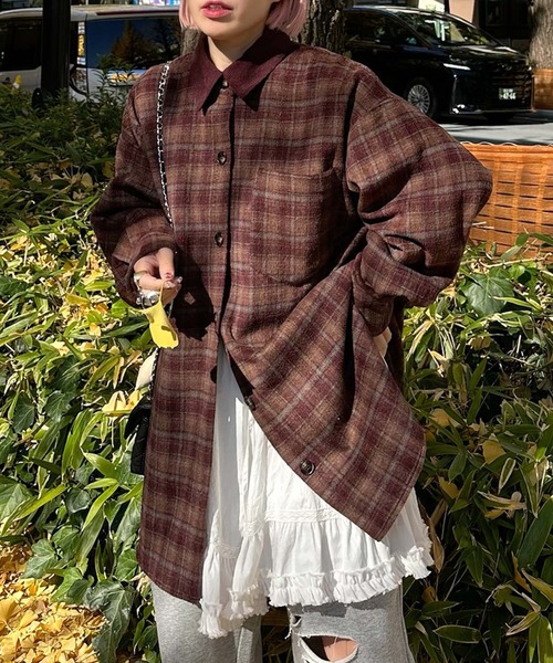 Alley Tokyo ブラウス シャツ 「セットアップで着られる！」シャギー