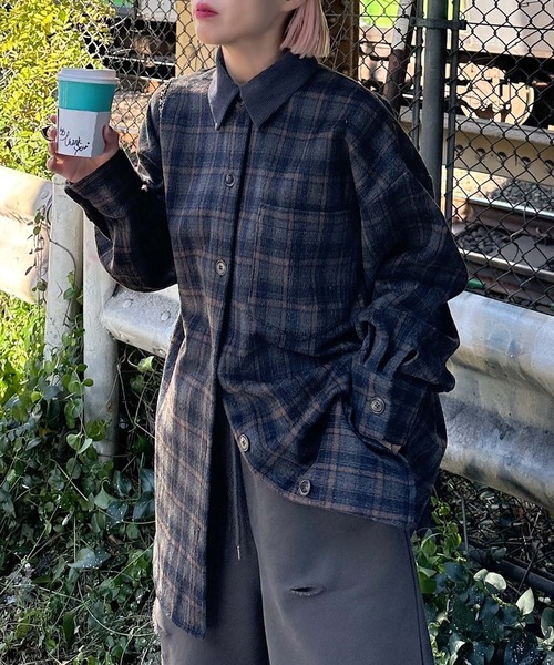 Alley Tokyo ブラウス シャツ 「セットアップで着られる！」シャギー