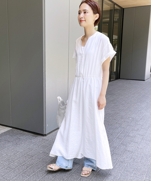 「Spick \u0026 Span」 半袖ワンピース 38 ブラック レディースの画像